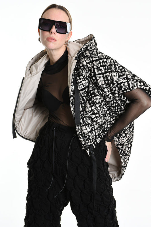 La Haine Inside Us Hooded Cape - Lili the First Boutique NYC