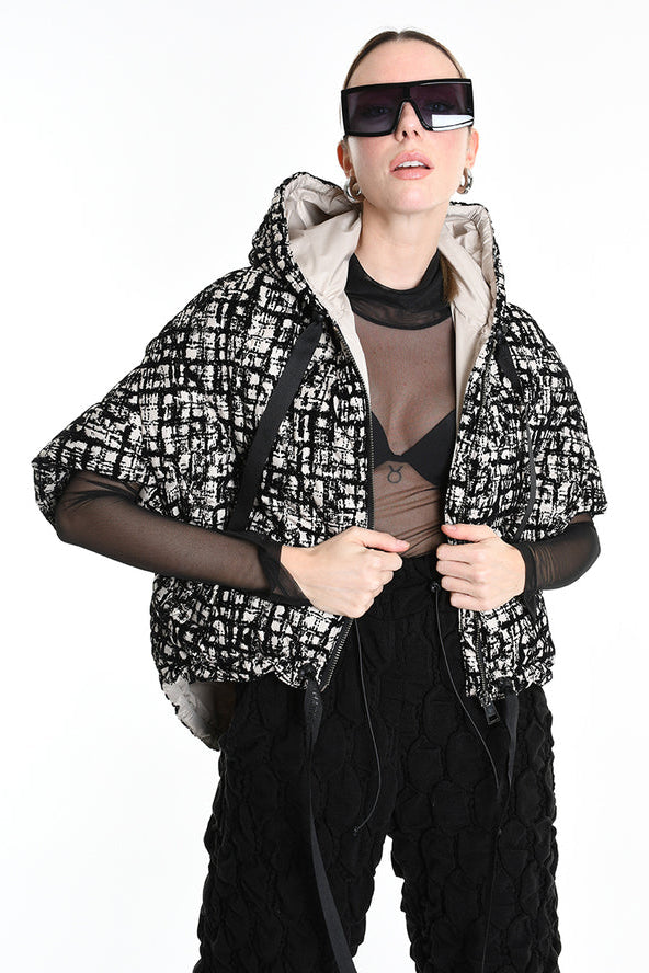 La Haine Inside Us Hooded Cape - Lili the First Boutique NYC
