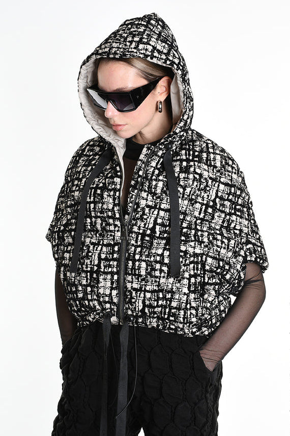 La Haine Inside Us Hooded Cape - Lili the First Boutique NYC