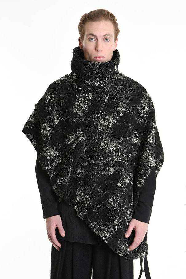 La Haine Inside Us High Collar Cape - Lili the First Boutique NYC