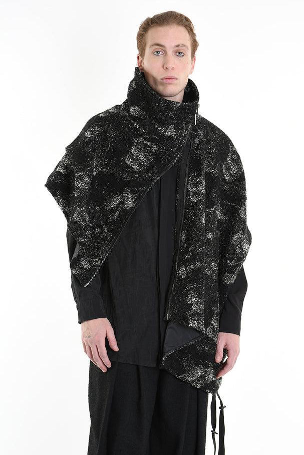 La Haine Inside Us High Collar Cape - Lili the First Boutique NYC