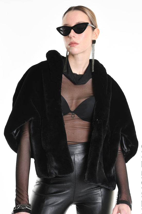 La Haine Inside Us Belted Cape - Lili the First Boutique NYC