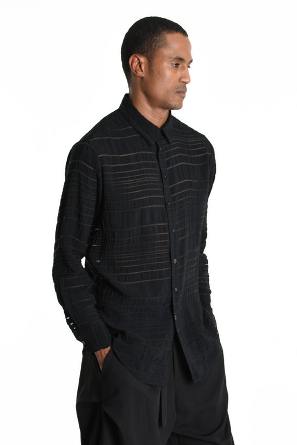 La Haine Inside Us. Sheer man shirt. LiLi The First boutique