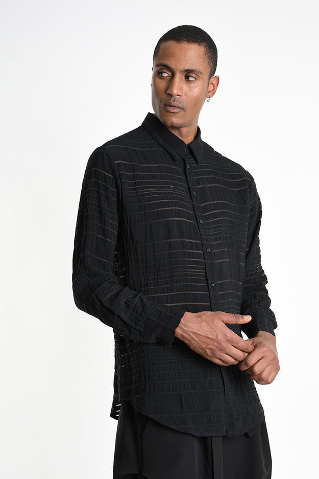 La Haine Inside Us. Sheer man shirt. LiLi The First boutique