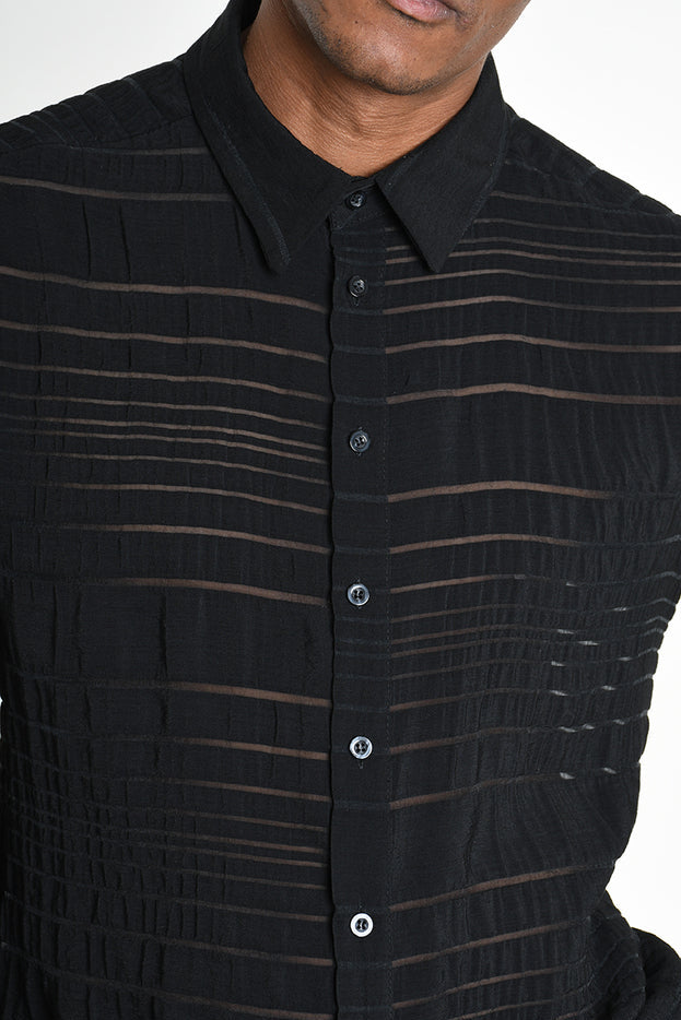 La Haine Inside Us. Sheer man shirt. LiLi The First boutique