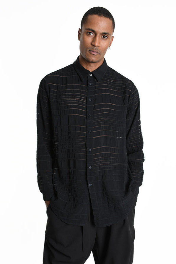 La Haine Inside Us. Sheer man shirt. LiLi The First boutique