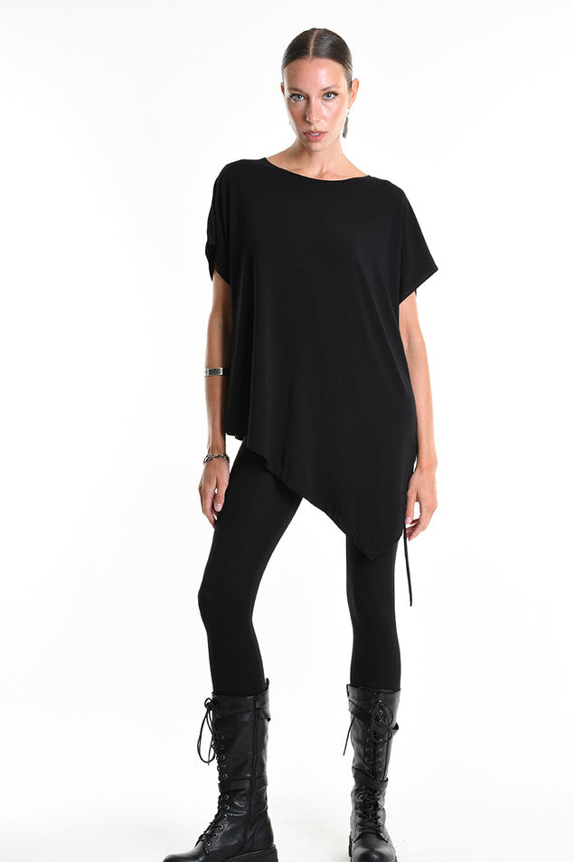 La Haine Inside Us - Bamboo Shirt - Asymmetric - Black