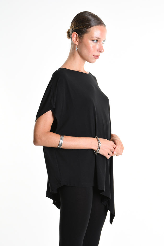La Haine Inside Us - Bamboo Shirt - Asymmetric - Black