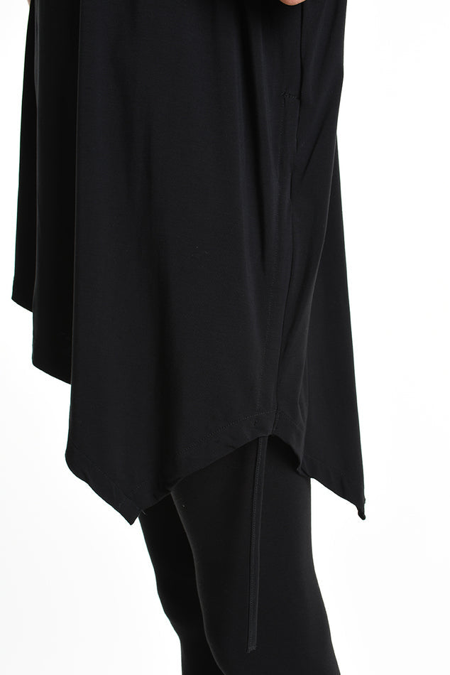 La Haine Inside Us - Bamboo Shirt - Asymmetric - Black
