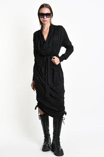 La Haine Inside Us - Maxi midi dress - wrinkled - adjustable - oversized
