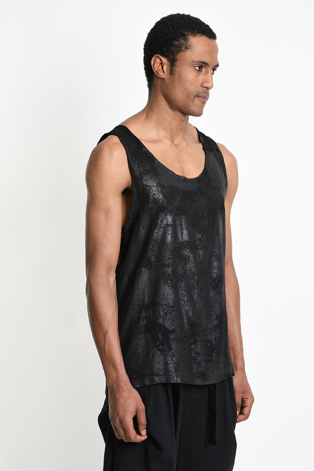 La Haine Inside Us - Men tank top - metallic shine - oversized