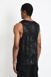 La Haine Inside Us - Men tank top - metallic shine - oversized