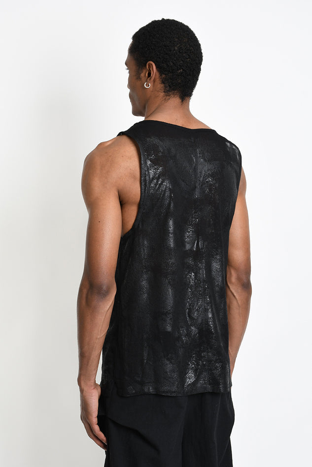 La Haine Inside Us - Men tank top - metallic shine - oversized