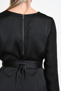 La Haine Inside Us - Midi Maxi dress - caftan - long sleeves - V neck