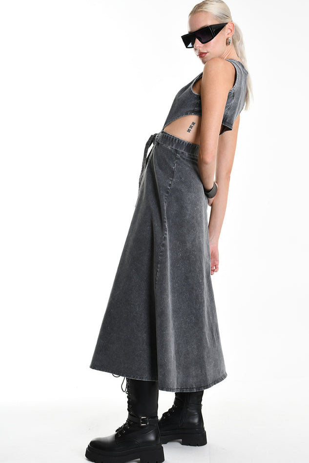 La Haine Inside Us - Open Back Dress - LiLi The First