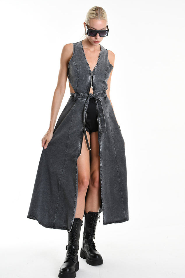 La Haine Inside Us - Open Back Dress - LiLi The First