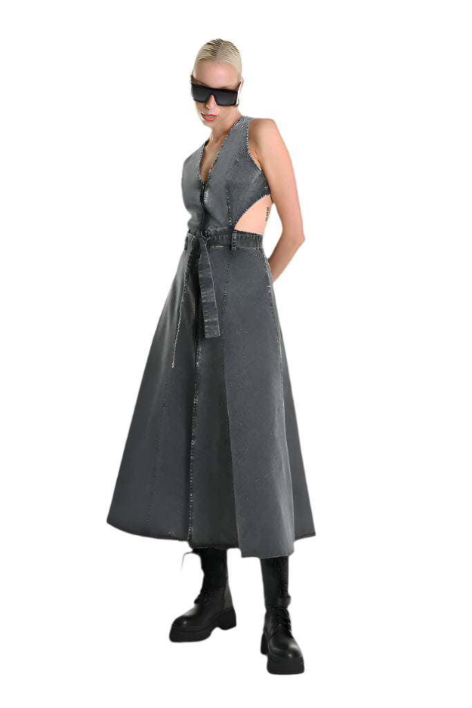 La Haine Inside Us - Open Back Dress - LiLi The First