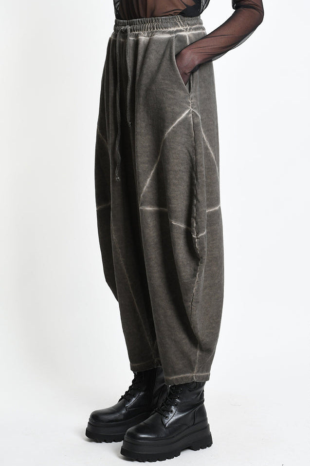La Haine Inside Us - Oversized cotton joggers sweat pants - Balloon shape