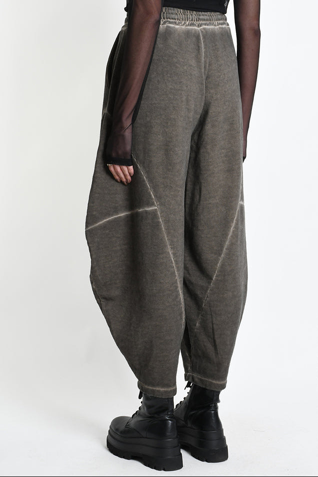 La Haine Inside Us - Oversized cotton joggers sweat pants - Balloon shape