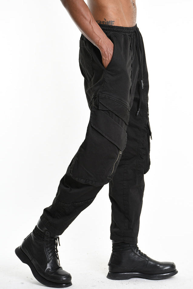 La Haine Inside Us - Pants Trousers Cargo - Black - Men Collection