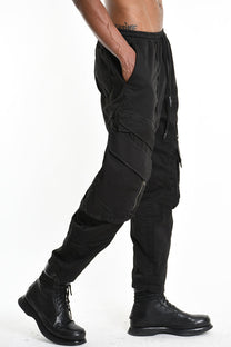 La Haine Inside Us - Pants Trousers Cargo - Black - Men Collection