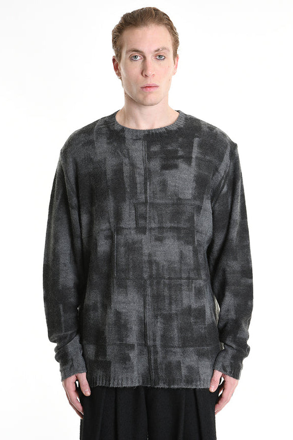La Haine Inside Us - Sweater - Men - Geometric - Abstract - grey