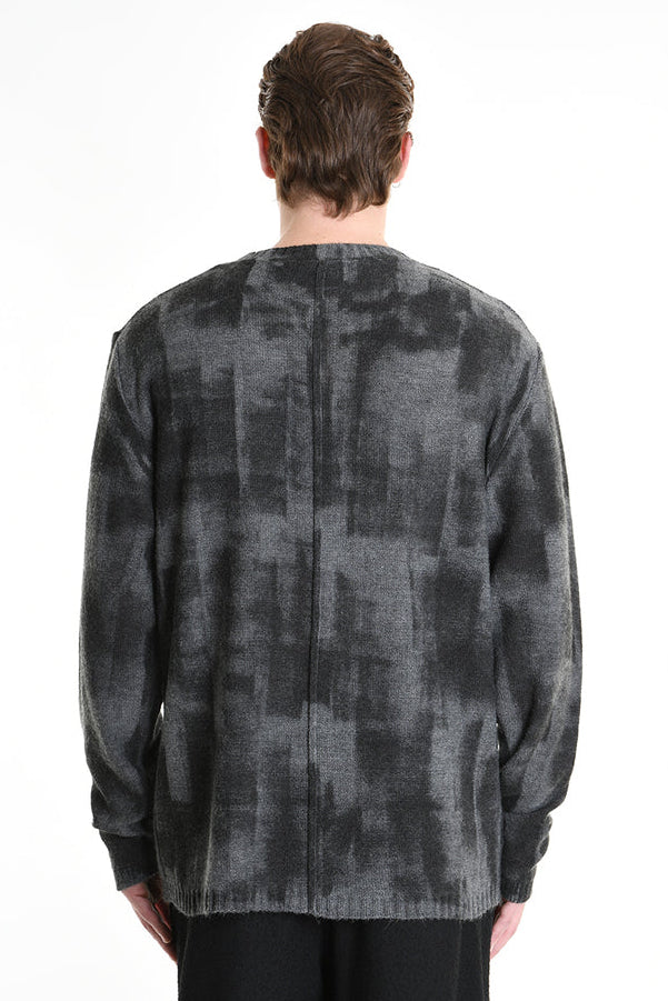 La Haine Inside Us - Sweater - Men - Geometric - Abstract - grey