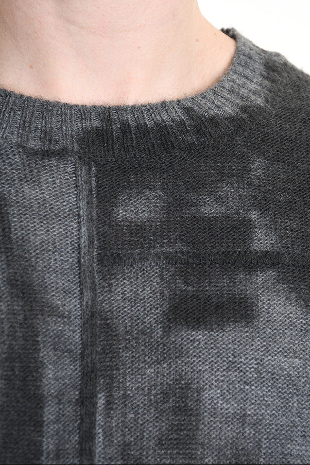 La Haine Inside Us - Sweater - Men - Geometric - Abstract - grey