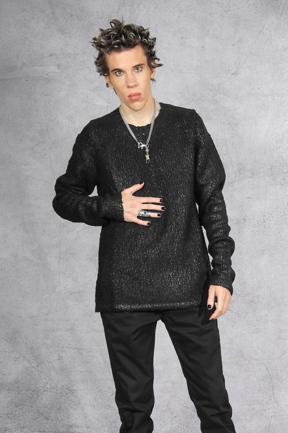 La Haine Inside Us - Sweater - Men - Long - Black