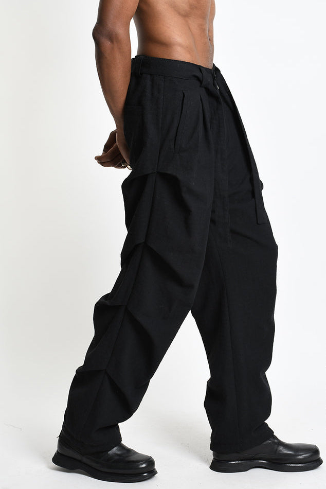 La Haine Inside Us - men trousers - avant garde - waterfall