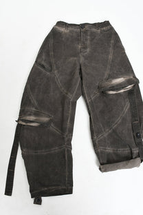 La Haine Inside Us - pants trousers - balloon - mud color - unisex - avant garde