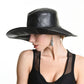 La Haine Inside Us Leather Hat - Avant Garde Fashion - Lili the First NYC