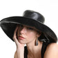La Haine Inside Us Leather Hat - Avant Garde Fashion - Lili the First NYC