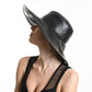La Haine Inside Us Leather Hat - Avant Garde Fashion - Lili the First NYC