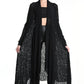 La Haine Inside Us Long Black Cardigan - Lili the First Boutique