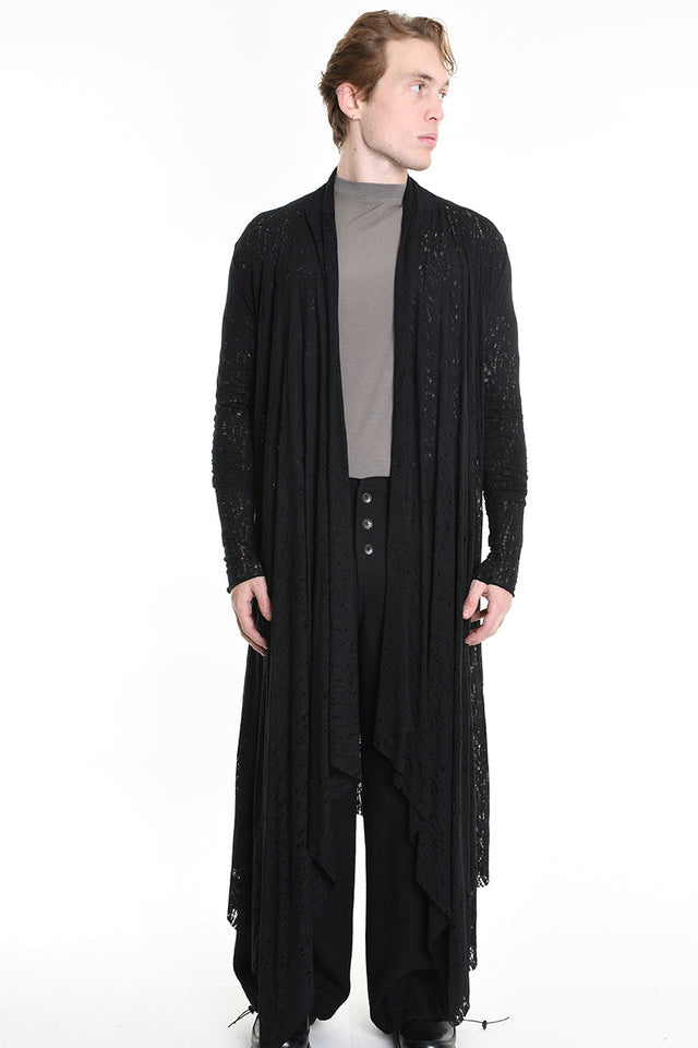 La Haine Inside Us Long Black Cardigan - Lili the First Boutique