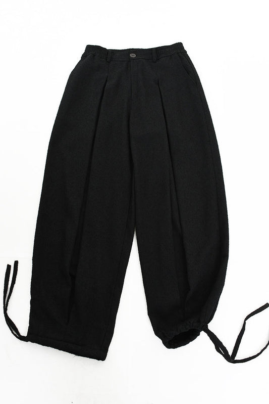 La Haine Inside Us Black wide-leg dress pants - Lili the First Boutique NYC