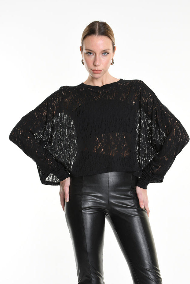 La Haine Inside us cropped sweater 