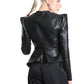 La Haine multi-zippers, high shoulders, Avant Garde leather jacket