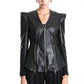 La Haine multi-zippers, high shoulders, Avant Garde leather jacket