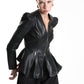 La Haine multi-zippers, high shoulders, Avant Garde leather jacket