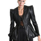 La Haine multi-zippers, high shoulders, Avant Garde leather jacket