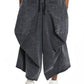 Unisex gaucho, oversized pants made by La Haine Italy - available at LiLi The First boutique Washington DC