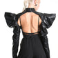 La Haine LW871 Avant Garde Leather sleeves puff shoulders