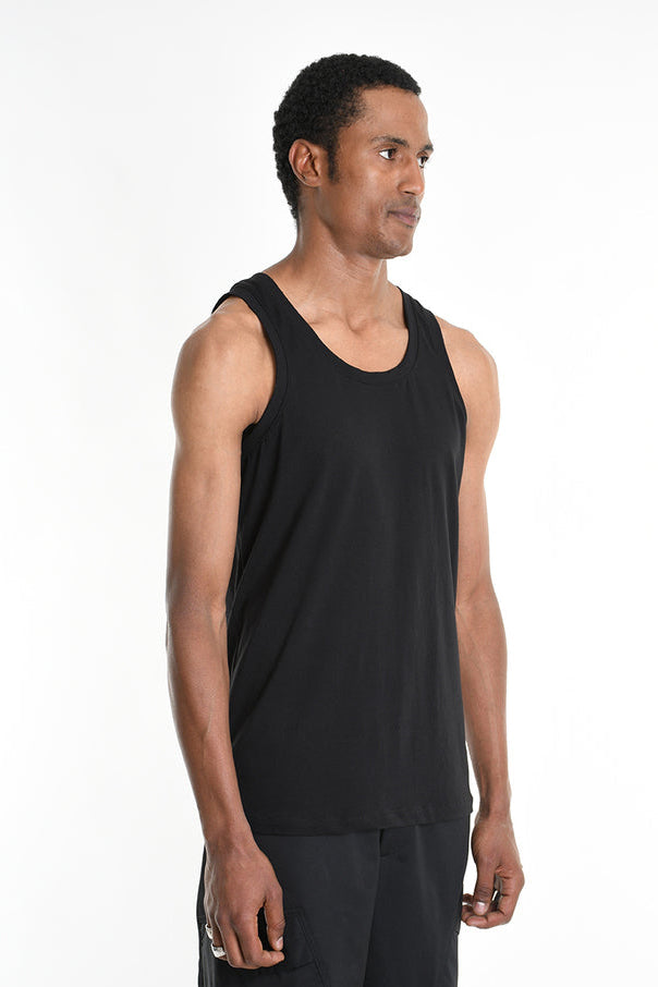 La Hiine Inside Us-  Man Tank top - Black