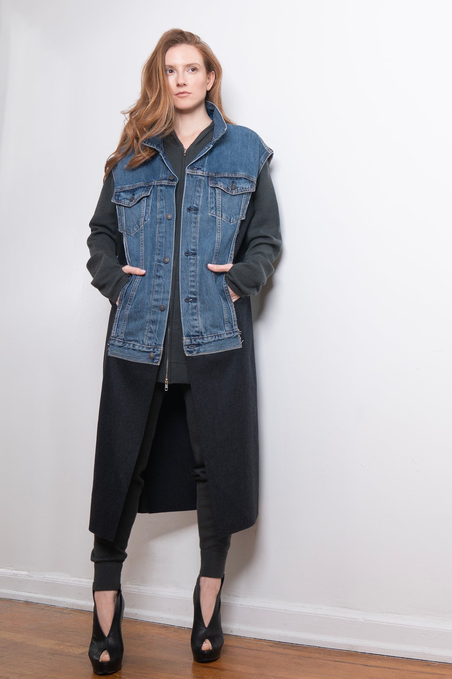 NRK Vintage Levi's jacket long Vest - LiLi The First boutique Meatpacking NY