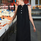 LiLi The First-NY77 black cotton maxi Dress