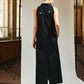 LiLi The First-NY77 black cotton long  Dress