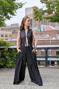 LiLi The First - Albert Affinito - Vest - Fringe Leather Vest