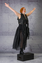 LiLi The First - Albert Affinito - Fringe Leather Vest